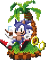 Jixelz Remix Sonicu plastist pikslipusle – Chillin' SONIC