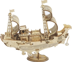 3D Wooden Puzzle Japanese Diplomatic Ship 91 Pieces