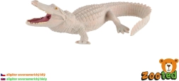 15 cm White North American Alligator Figurine