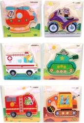 Wooden Puzzle Vehicles
