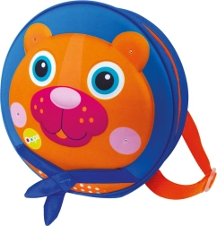 Children’s round backpack with bear motif 26.5 cm