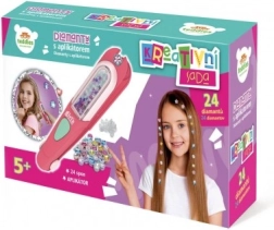 Sädelevad juuksediameid koos aplikaatori ja klambritega