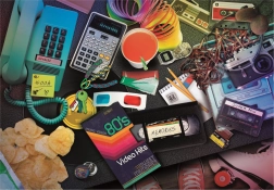 Puzzle 1000 tk, kõrge kvaliteediga, 80ndate nostalgia