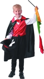 Laste karnevalikostüüm mustkunstnik 110–120 cm