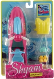 Vesiskuuter nukkudele – komplekt päästevesti ja tarvikutega