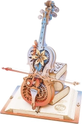 Robo Time 3D Wooden Music Box Magic Cello – Mechanical Puzzle