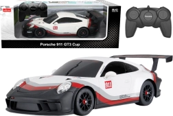 RC car 1:18 RASTAR PORSCHE 911 GT3 white-gray