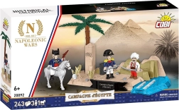 Cobi ehituskomplekt Napoleoni ekspeditsioon Egiptusesse – dioraam Rosetta kiviga (243 osa)