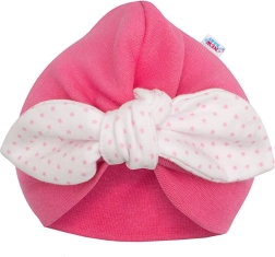 Girls’ turban beanie New Baby For Girls with polka dots 74 (6–9 months)