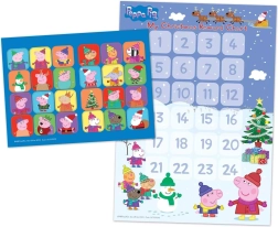 Paberist advendikalender Peppa Pig kleepsudega
