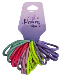 PINK hair elastic set, mixed colors, 30 pcs