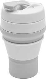 Kokkupandav silikoonist joogitops 350 ml 2-in-1 New Baby – hall