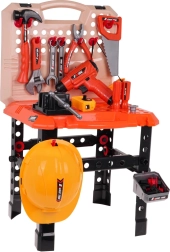 Laste töölaud tööriistadega