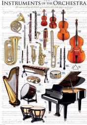 Puzzle EUROGRAPHICS orkestri instrumendid 1000 tükki