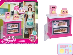 Kokk-nukk 30 cm köögikapi ja tarvikutega