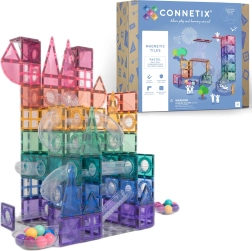 CONNETIXi pastelne kuularaja laienduskomplekt, magnetkonstruktor, 80 osa