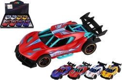 Stiilne metallist sportauto 14 cm tagasitõmbemehhanismiga