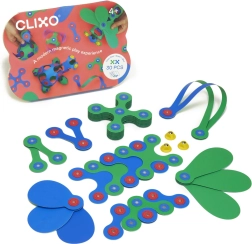 Clixo crew sinine ja roheline magnetiline ehituskomplekt 30 tk
