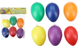 Decorative Colored Plastic Hanging Eggs 6 cm