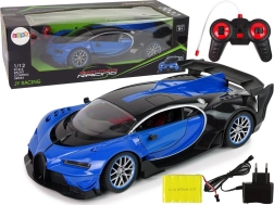RC sports car 1:12 with remote door opening and LED lights