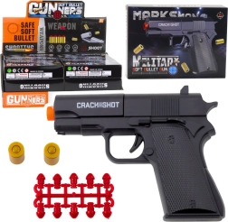 Mini WARFARE pistol for cartridges and shells, black 13.5 cm