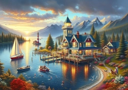 Puzzle Unenäoline õhtu 1000 tükki