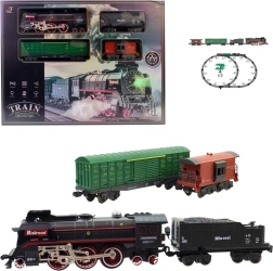 Battery-powered train set for kids 3+