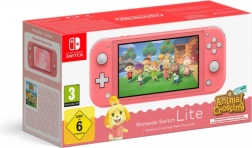 Nintendo Switch Lite korall koos mänguga Animal Crossing: New Horizons