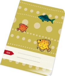 A5 Notebook 20 Sheets Ruled PAPÍRNY BRNO Little Fish