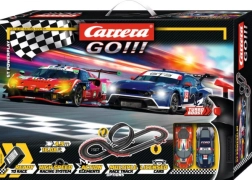 Autorada Carrera GO GT Powerplay 4,9 m loopingu ning autodega Ford Mustang GT3 ja Ferrari 296 GT3