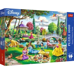 Premium puzzle 1000 tükki – piknik DISNEY printsessiga