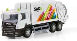 Metallist prügiveoauto SAKO 15 cm tagasitõmbemehhanismiga