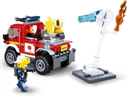 Sluban Firefighters Off-Road Vehicle with Water Cannon