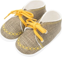 Imikute papud-tossud NEW BABY jeans mustard 0–3 kuud