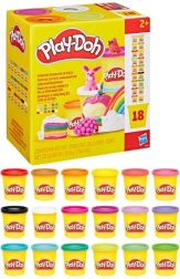 Play-Doh suur komplekt 18 topsiga