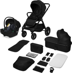 Lionelo kombineeritud lapsevanker Layla 3in1 must Onyx