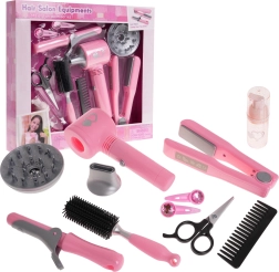 Laste juuksuritööriistade komplekt interaktiivse fööniga