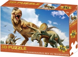 3D pusle – Tyrannosaurus rex vs triceratops