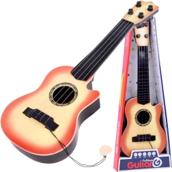 Children's 4‑string guitar with pick – Natural