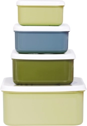 A Little Lovely Company nelja einekarbi komplekt – Dinosauři