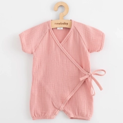 Suvine musliinist suvine kombinesoon New Baby, roosa