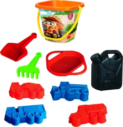 DINO TATRA sand set in canister – 9 pieces