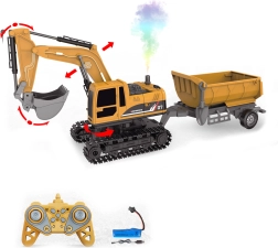 RC ekskavaator 4-ühes koos haagisega, 45 cm