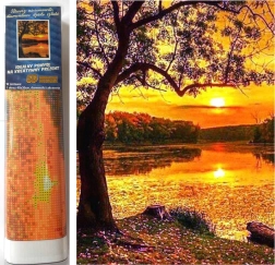 Norimpex teemantmaal – päikeseloojang järve kohal 30 × 40 cm