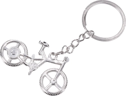 Hõbedane rattakujuline võtmehoidja