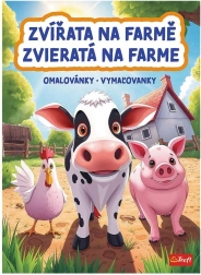 Värviraamatud Loomad talus 20 × 27,5 cm