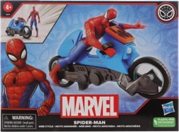 Marvel Spider‑Man: mootorratas koos märulifiguuriga