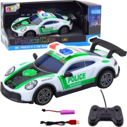 Sportlik politseiauto RC Drift LED-valgustusega 1:22