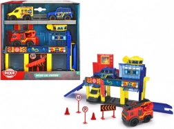 Dickie Toys SOS mini rescue station with 3 Mercedes‑Benz vehicles