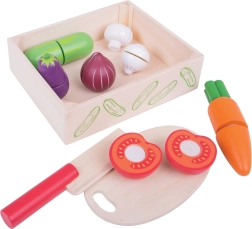 Lõigatav köögivili karbis BIGJIGS TOYS